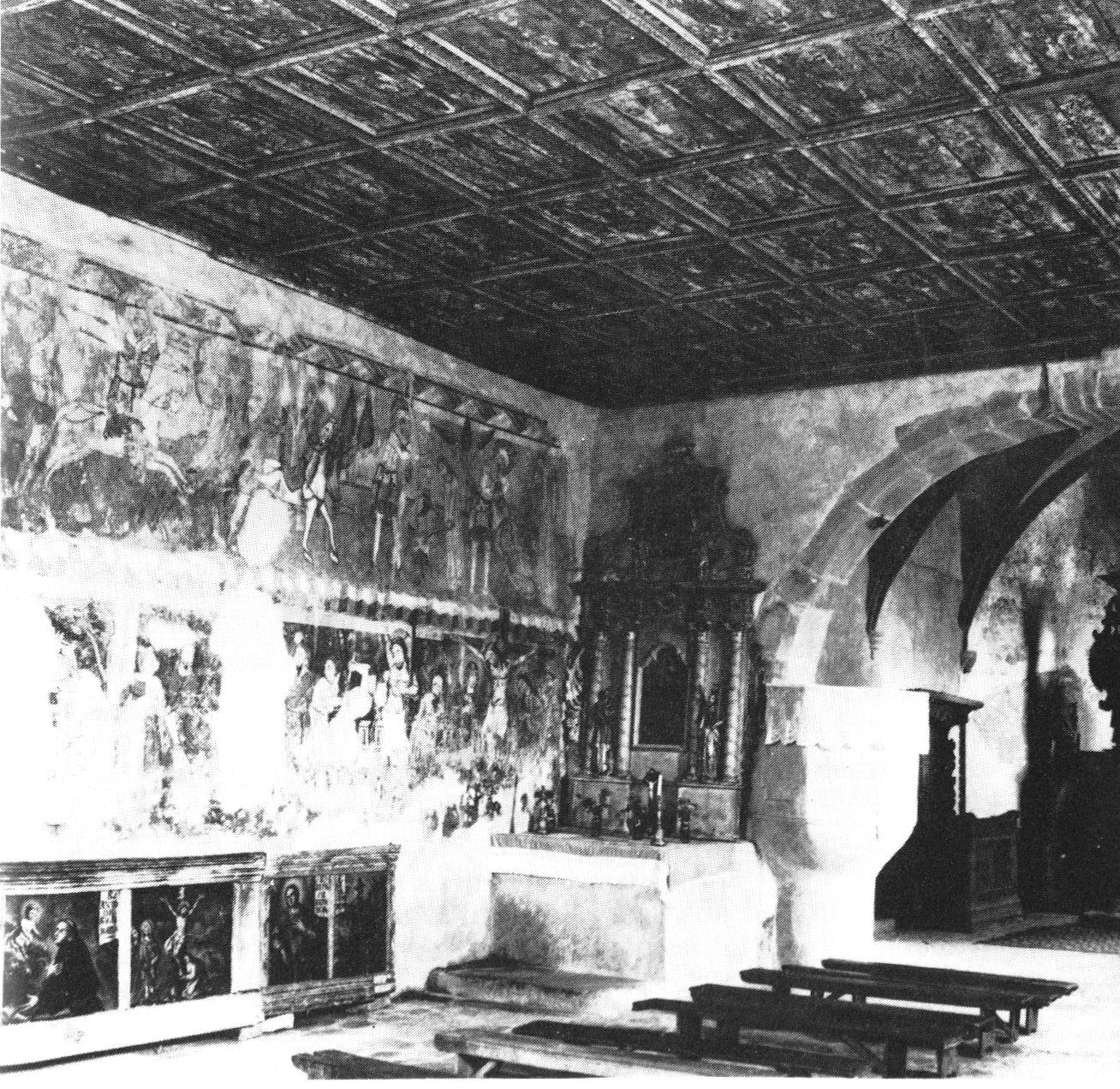 Gelencei templombelső